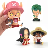 anime one piece action figure model toy cartoon sanji usopp nami zoro luffy figures 8cm pvc collectables figurine doll toys gift