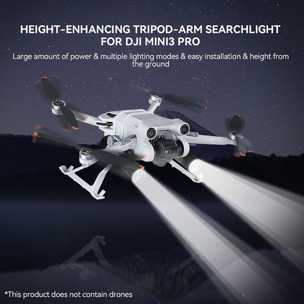 

Поисковая подсветка для дрона, 3 режима освещения, аксессуары для дрона DJI Mini 3 Pro, оригинальная подсветка