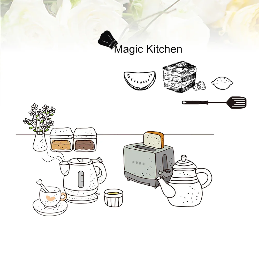 

Sticker Kitchen Heat Resistant Decalscooking Bench Waterproof Decal Oil Proof