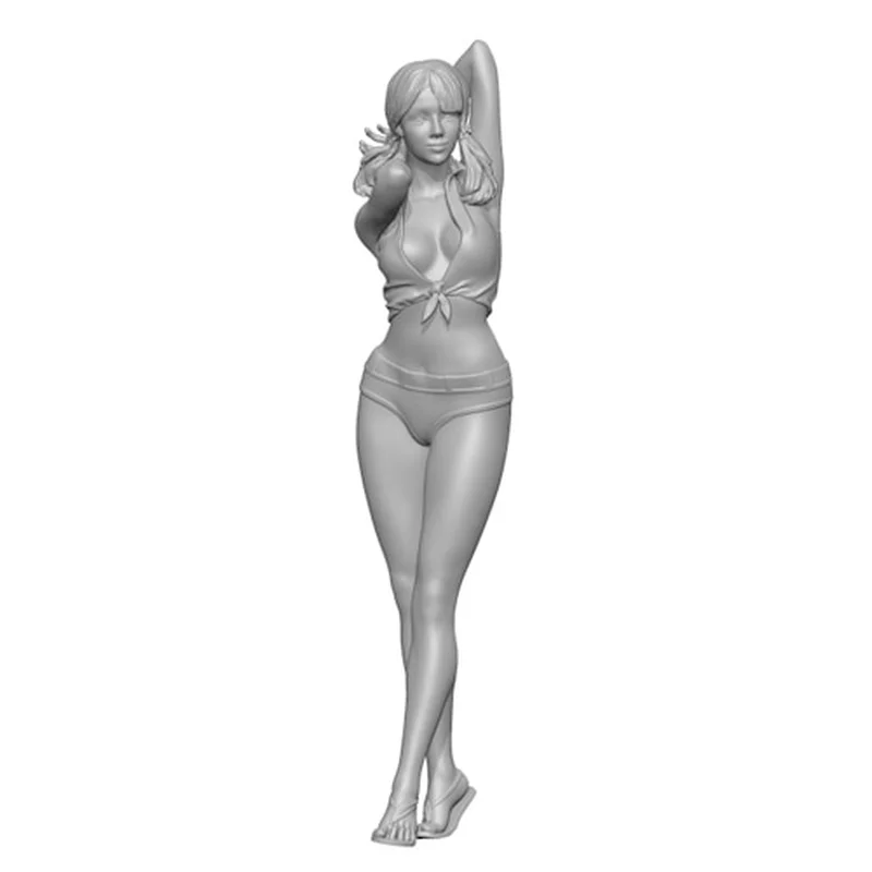 

1/24 Resin Figure Model Kit Swimsuit Model Diorama Diorama DIY Toy Free Shipping