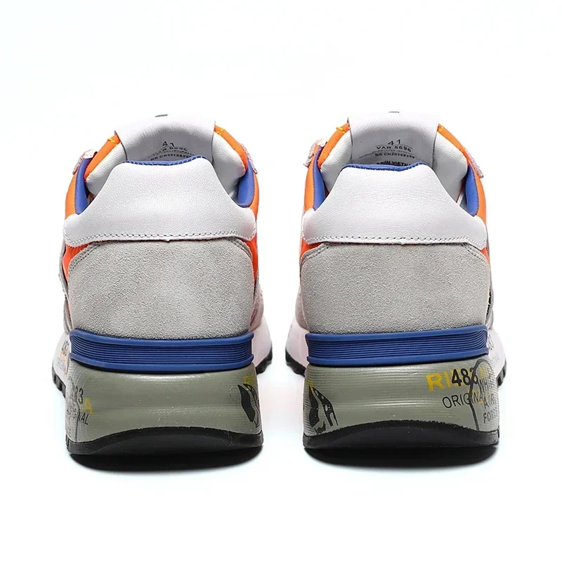 PREMIATA Мужская модная легкая роскошная замшевая сетчатая дышащая спортивная обувь