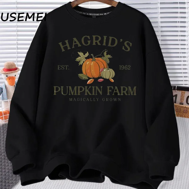 Свитшот Hagrid's с Тыквой и фермой свитшот круглым вырезом для Хэллоуина на День