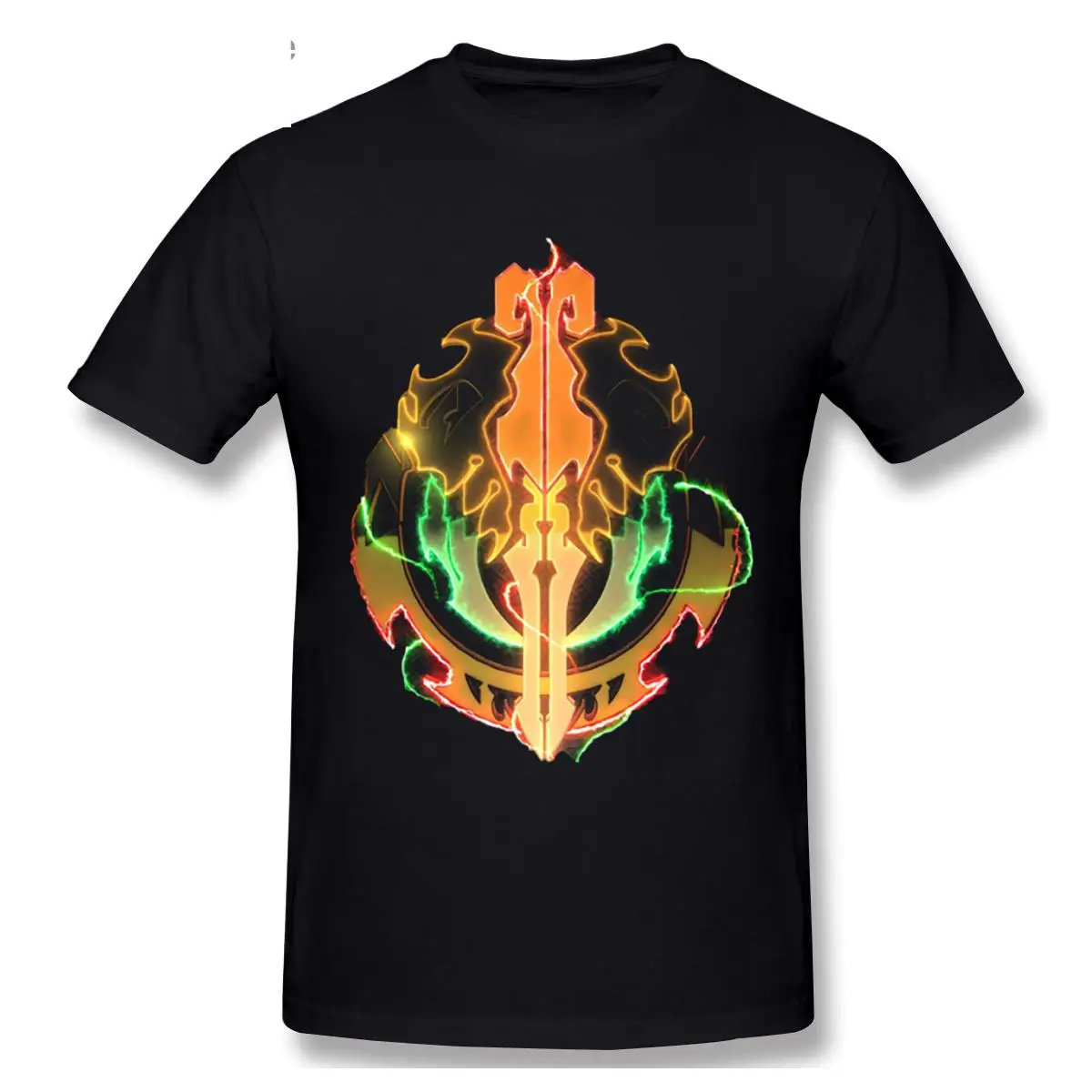 Cool Overlord Print Casual Mens O-neck Harajuku T Shirts And Fashion Men's Basic Short Sleeve T-Shirt