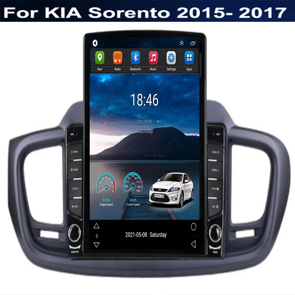 

9.7" Android 12 For KIA Sorento 2015- 2017 Tesla Type Car Radio Multimedia Video Player Navigation GPS RDS Camera no dvd