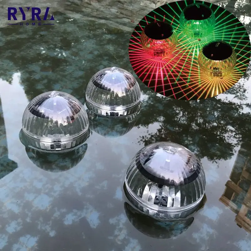 

Outdoor Floating Night Light Solar Powered Color Changing Swimming Pool Garden Lamp Fountain Pool Pond Underwater Ball Lamp 2022