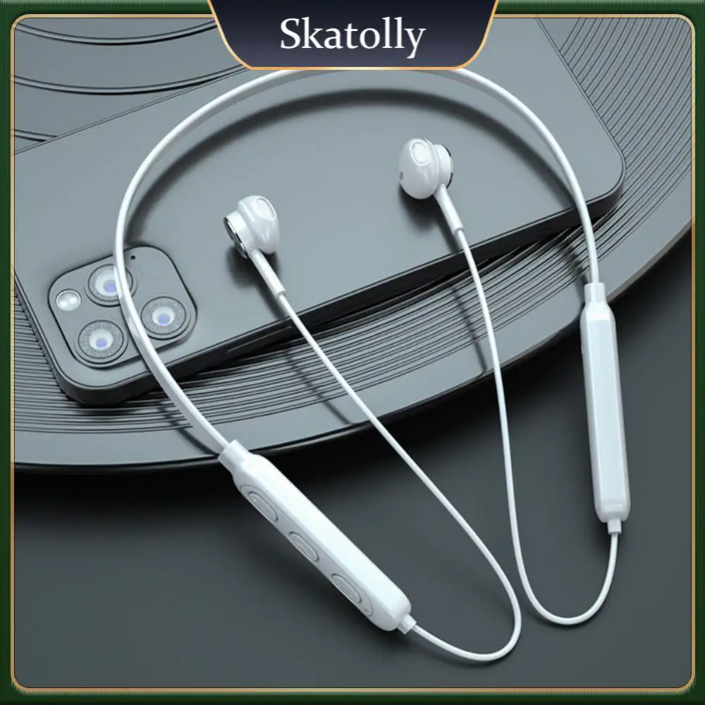 

Earbuds Earphone Neckband Magnetic Noise Cancelling Stereo Tws For Iphone Samsung Xiaomi With Microphone Wireless Earbuds Sport