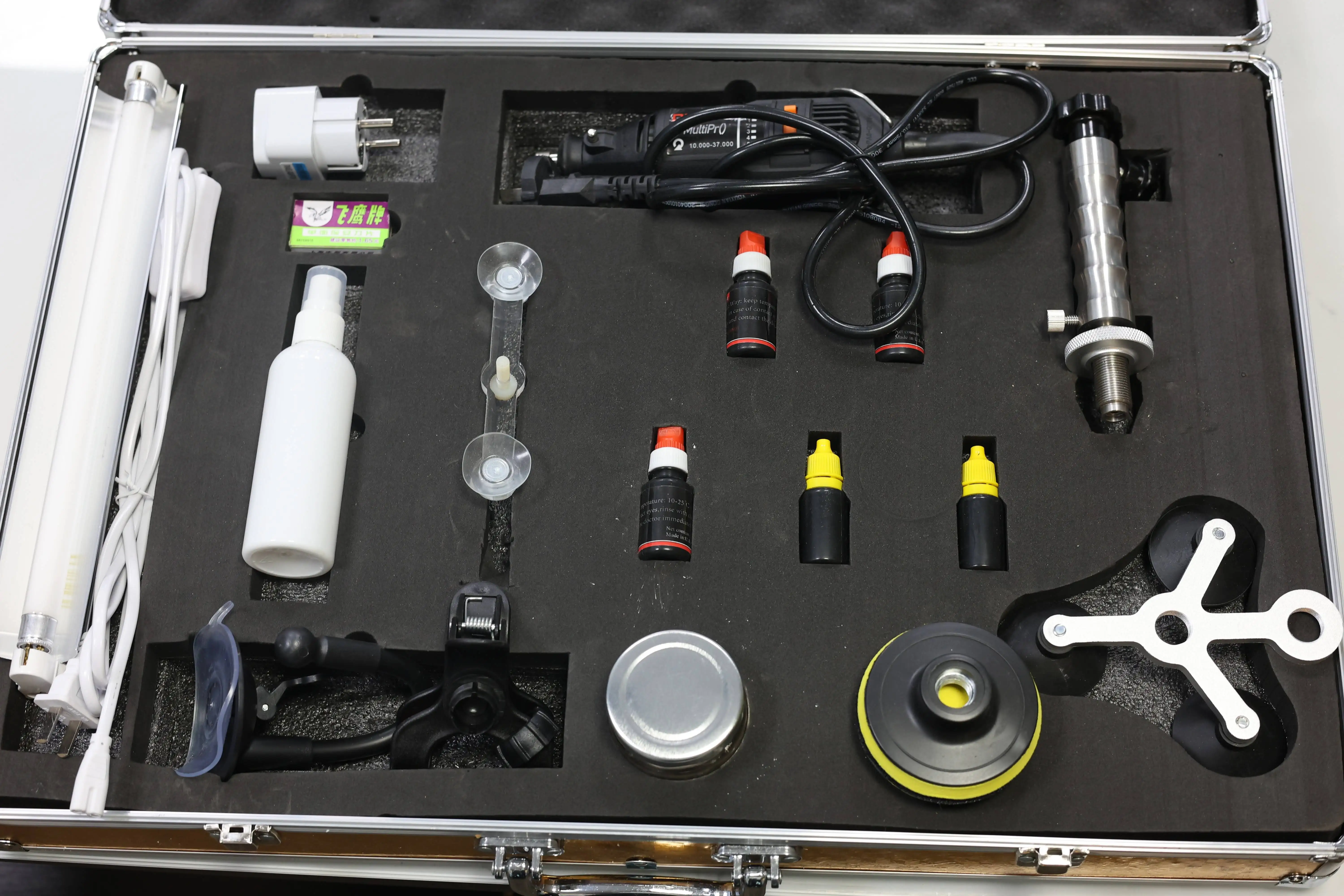 Набор инструментов для ремонта автомобильного стекла трещины лобового и