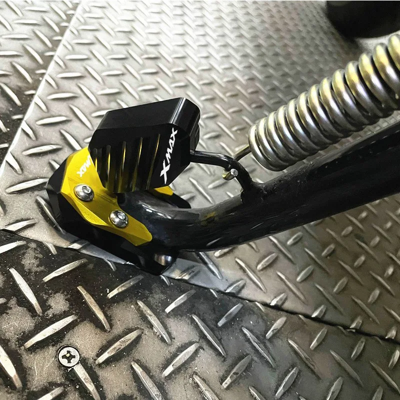 Для YAMAHA XMAX300 R15 V3 V4 MT15 XMAX125 XMAX 300 250 125 R 15 MT аксессуары боковая подставка увеличенная