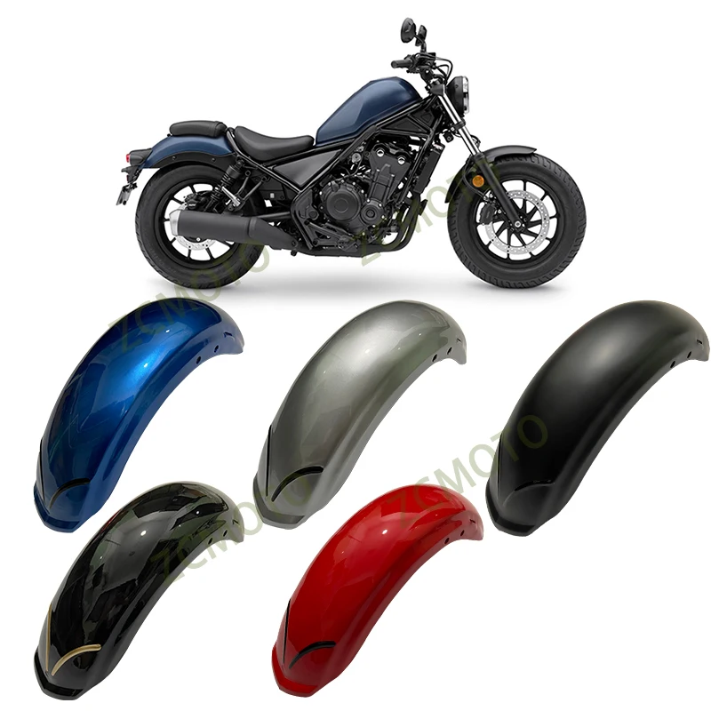 

Motorcycle Lengthened Front Fender Modified Sand Removal Board Front Mud Tile Assembly Is Suitable For Honda Rebel CMX300 CMX500