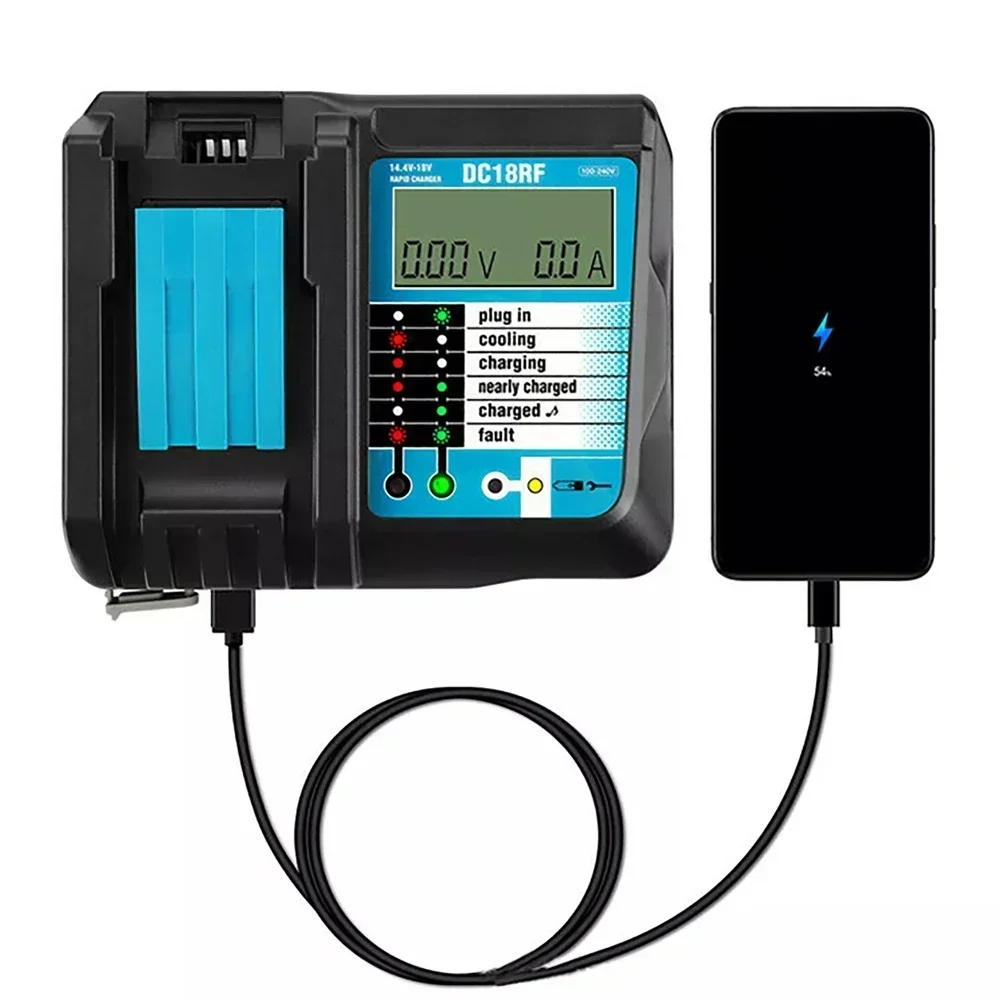 Аккумуляторная батарея BL1860 BL1840 BL1850 с DC18RF Char