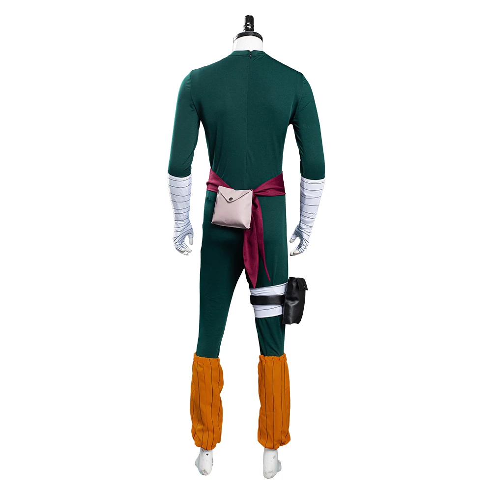 Anime Cosplay Rock Lee Cosplay Costume Jumpsuit Outfits Halloween Carnival Suit