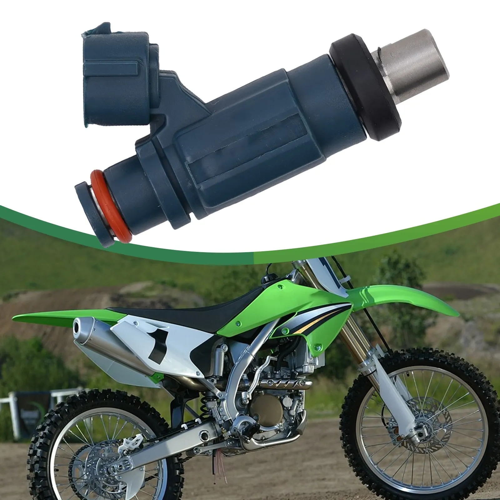 49033-0010 Топливная форсунка для ZX10R 2006-2007 1шт. 490330010 Черный пластик ZX14 гг.