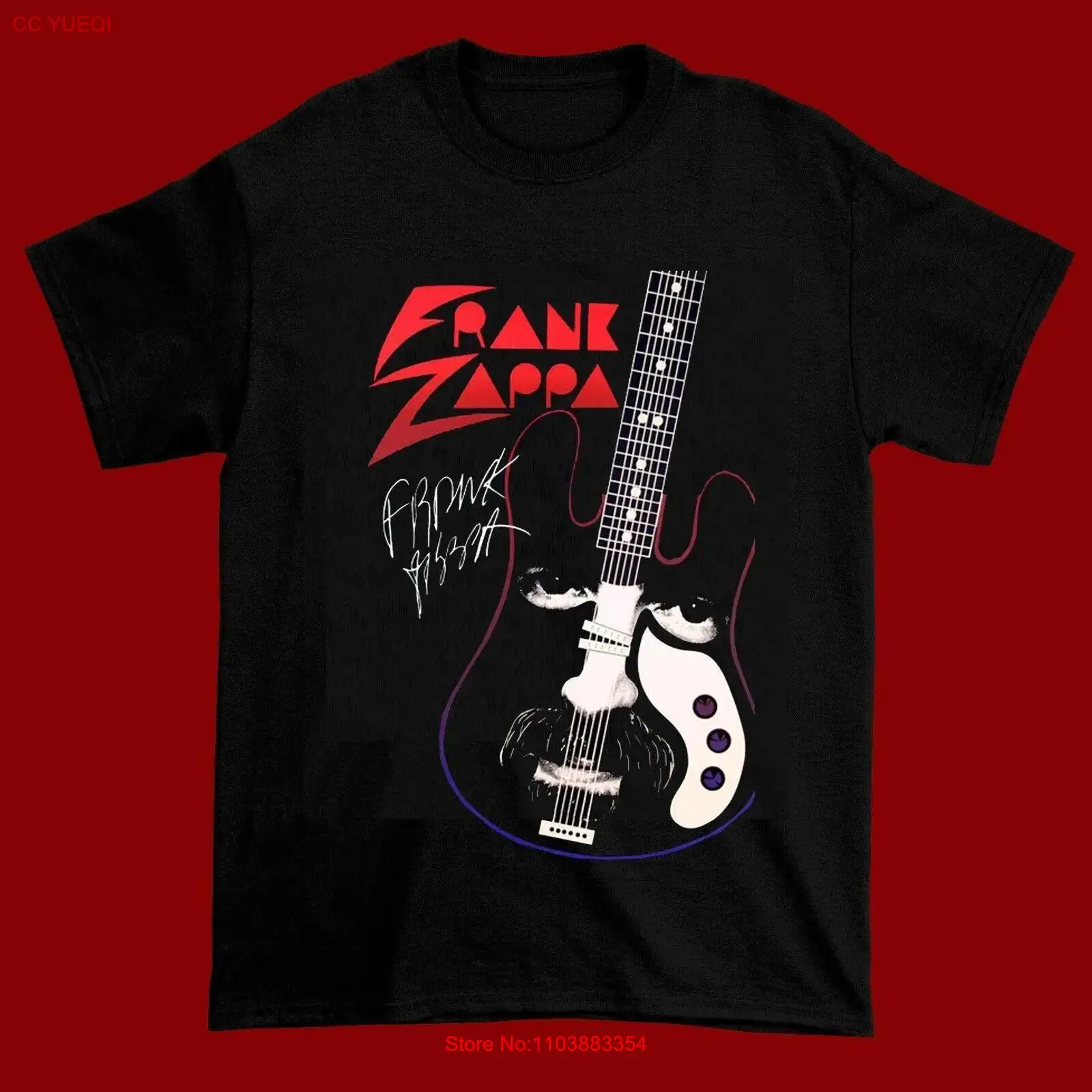 Футболка унисекс с коротким рукавом FRANK ZAPPA все размеры