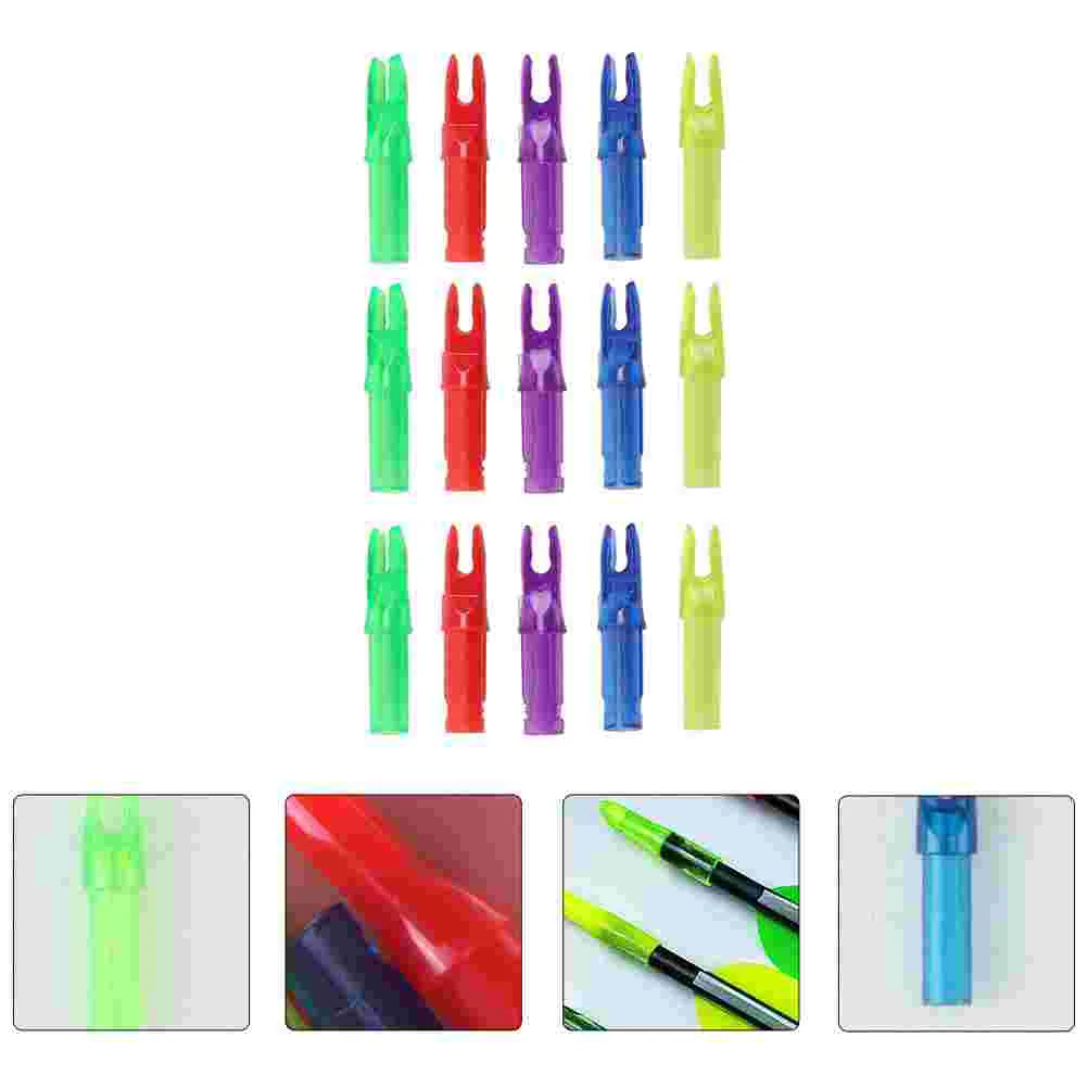 

15 шт., пластиковые наконечники для стрел из лука