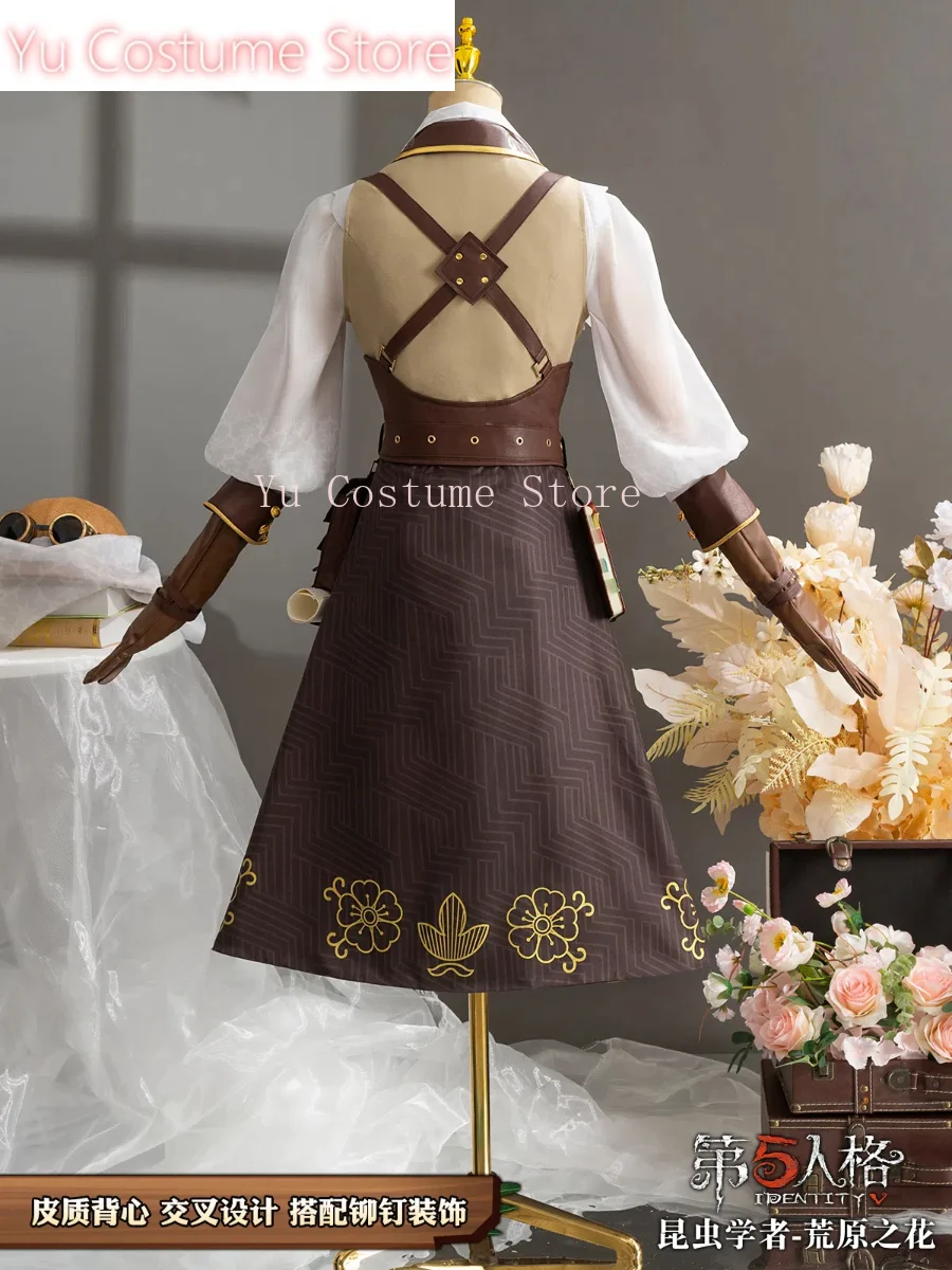 Identity V Melly Plinius Entomologist Flowers Of The Wasteland Косплей Костюм Cos Game Аниме Вечеринка Униформа