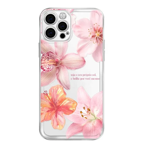 Прозрачный чехол для телефона iPhone 16 15 Pro Max 16E 14 13 12 Mini 11 XS MAX X XR 7 8 Plus SE 2022, чехол для телефона с летними цветами
