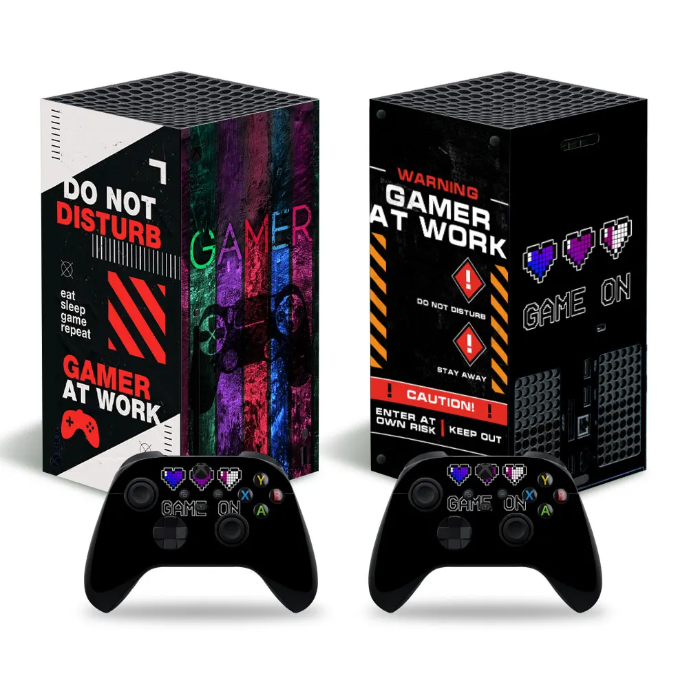 Custom Design Skin Sticker Decal Cover for Xbox Series X Console and 2 Controllers Xbox Series X XSX Skin Sticker Vinyl