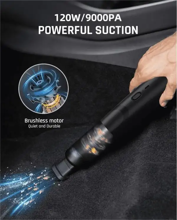 Fanttik Slim V8 Mate/V8 Apex Портативный беспроводной автомобильный пылесос 12000Pa/30AW RobustClean