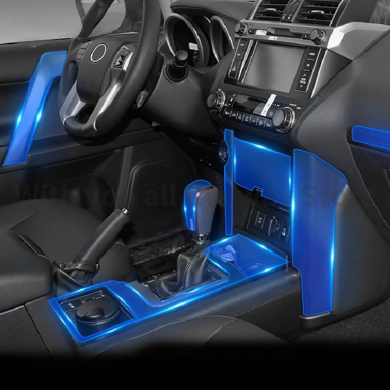 

Для Toyota Prado 2011-2017Car внутренняя центральная консоль прозрачная фотопленка с защитой от царапин аксессуары для ремонта