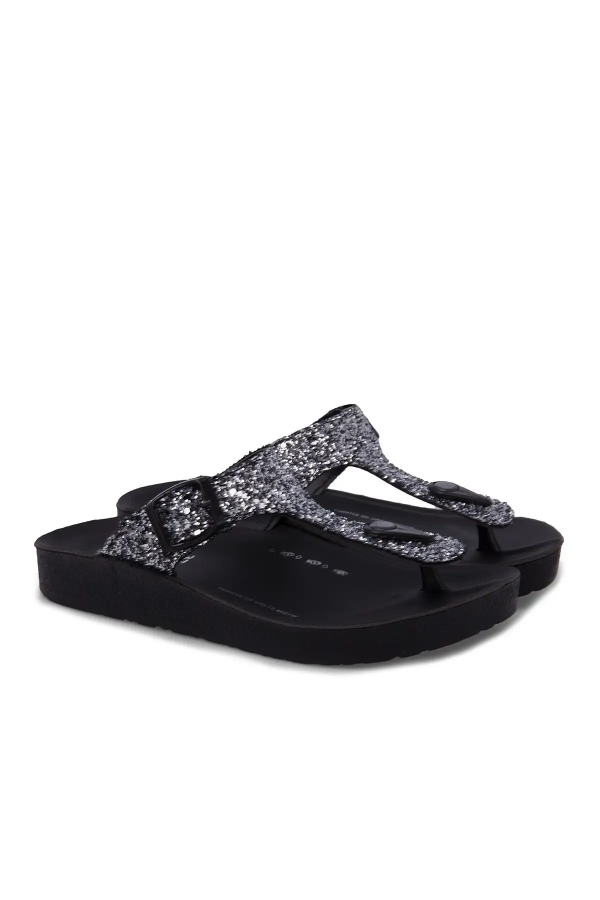 

Женские модные удобные тапочки, сандалии Taron, серебристые