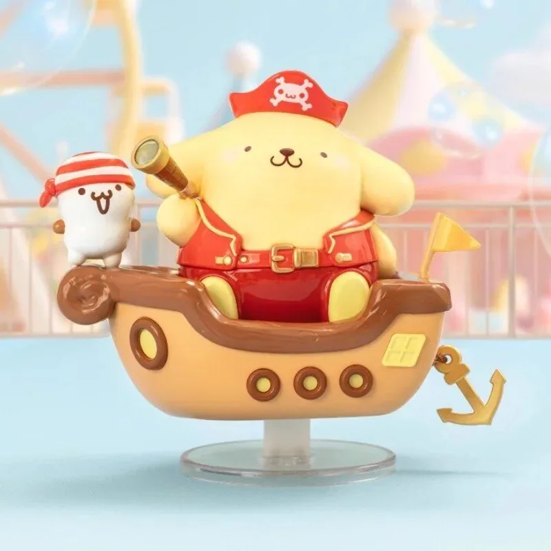TOPTOY Оригинальная коллекционная фигурка Sanrio Pompompurin из серии «Парк развлечений» в слепой коробке, милая настольная декорация, подарок на день рождения и игрушка (art.: 3920dc8c59e79) - 3920dc8c59e79