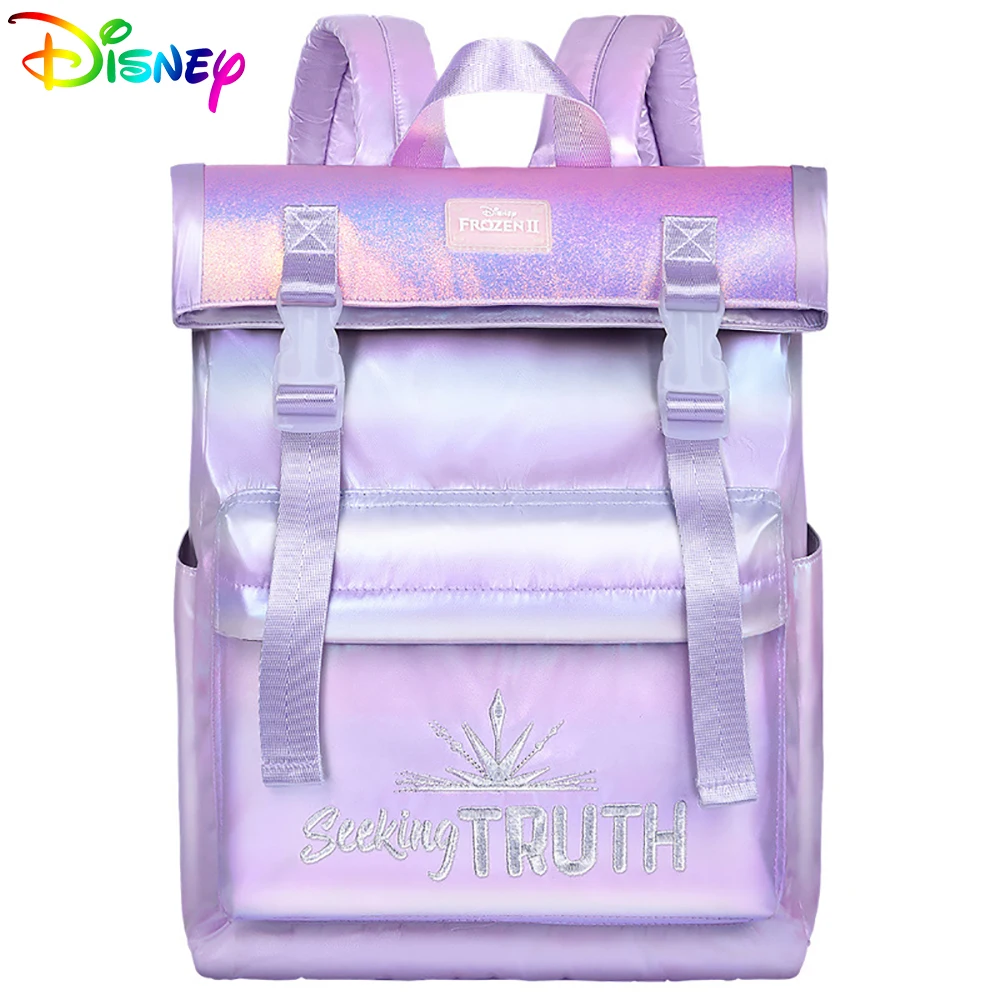 

Disney Students Backpack For Girls Cartoon Bags Frozen Elsa Princess Fashion Schoolbags Children Shoulder Packages High Quality