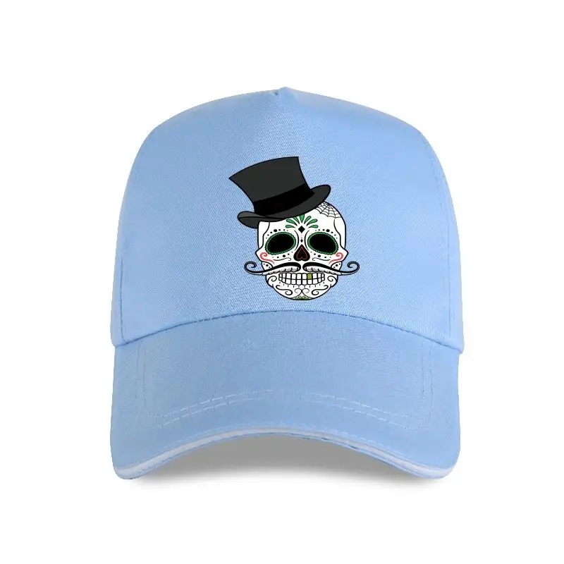 Бейсболка унисекс с разноцветным черепом и шляпой |