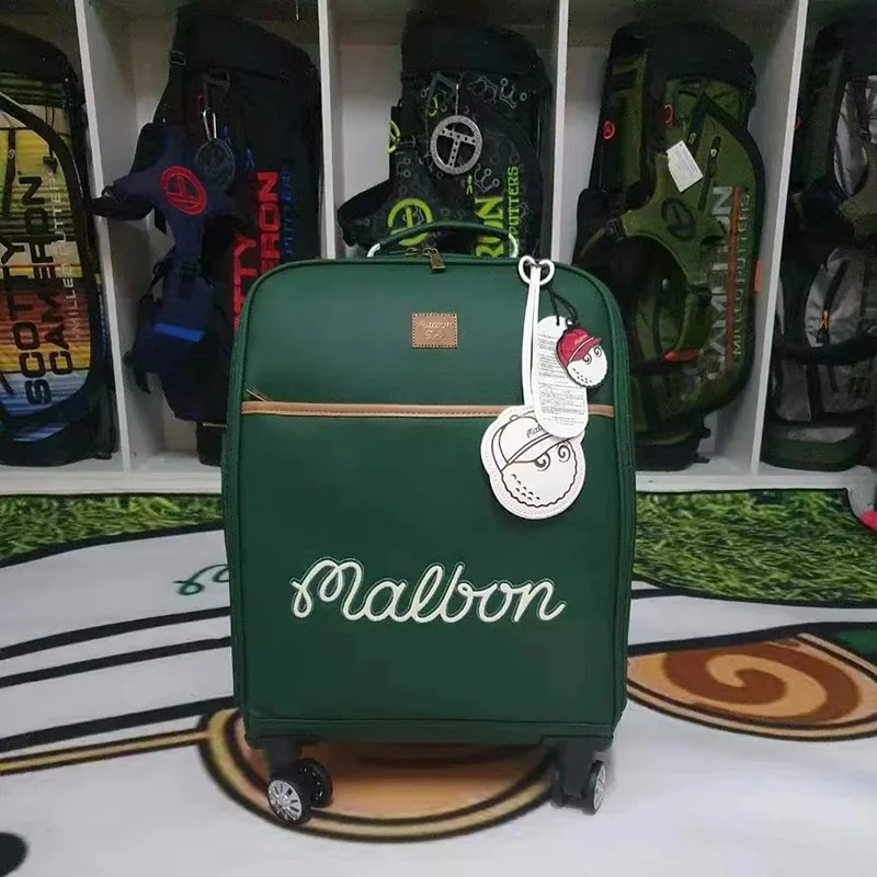 2023 new golf bag clothing bag new suitcase trolley case luggage password box High-grade leather golf bag outdoor travel bag