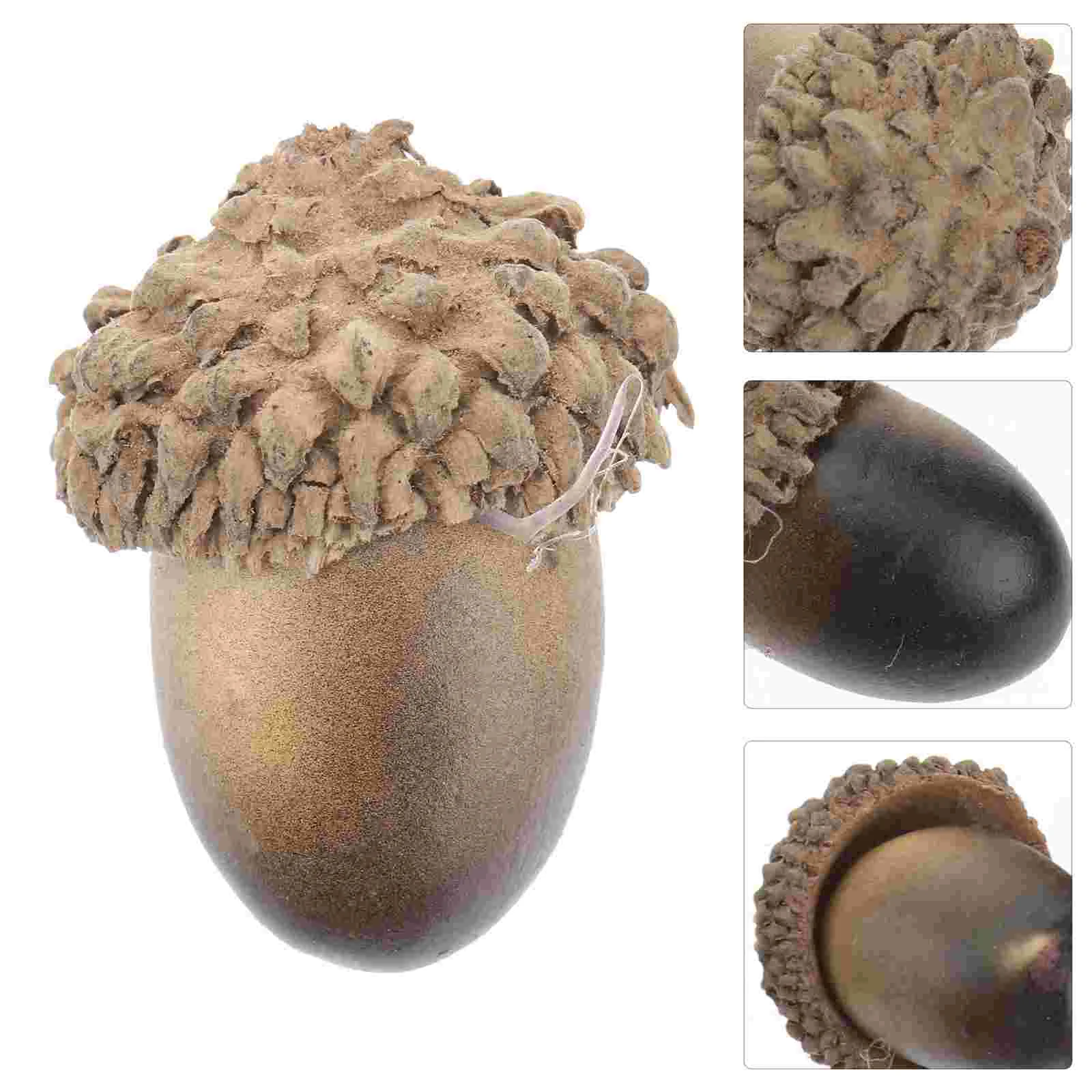 

Acorn Artificial Acorns Small Christmas Thanksgiving Nut Lifelike Tree Cones Pine Craft Propmini Fake Simulation Decorative