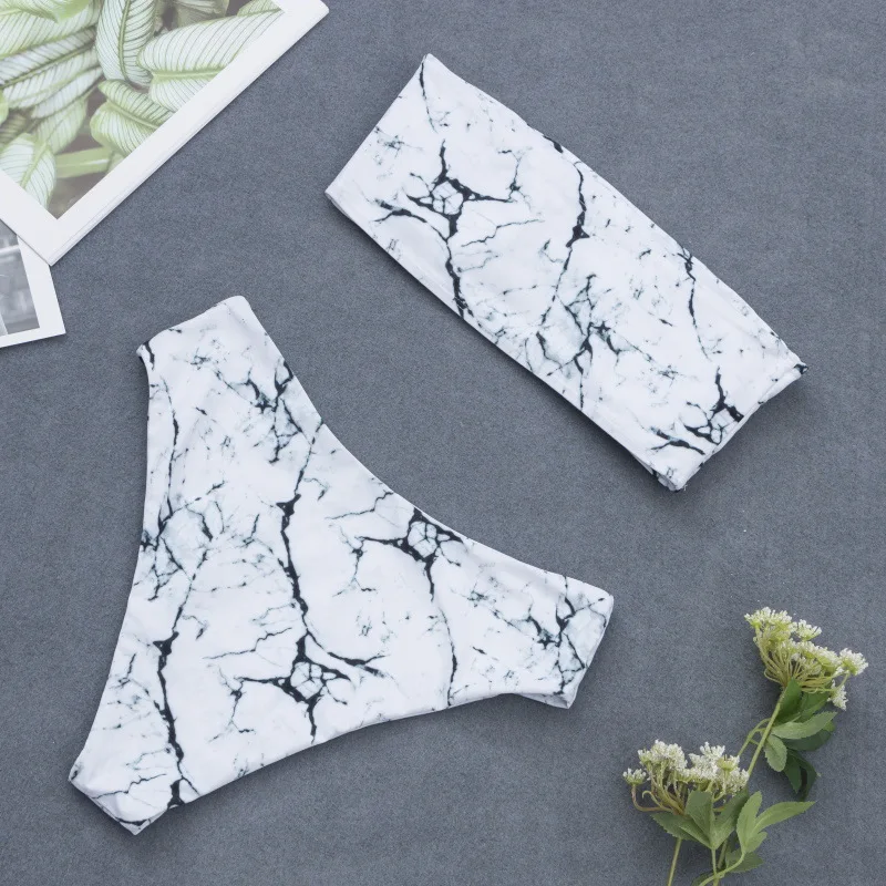 

Women Swimsuit Bikini Set New Arrival Fashion Women Bandage Bathing Suit Female Swimwear Bikini Sets Pinted Swim Beach Wear