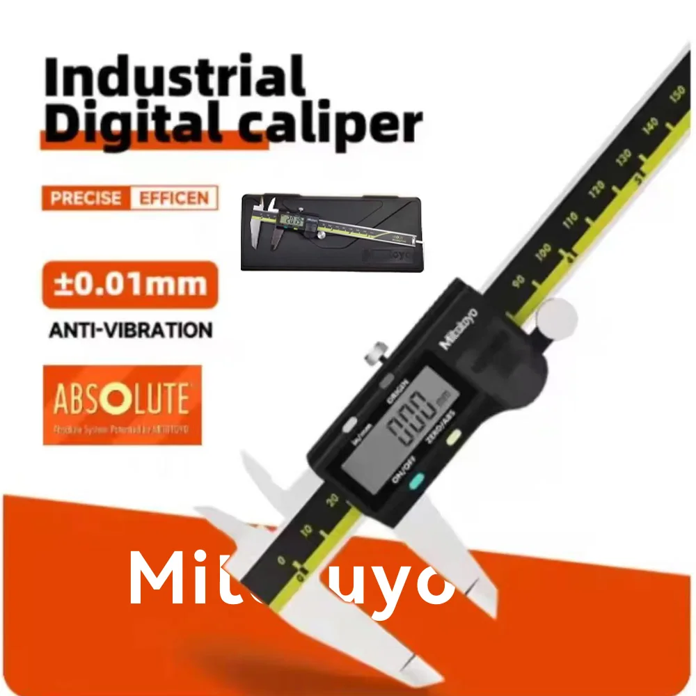 Фото Оригинальный японский штангенциркуль CNC 150 мм, 200 мм, 300 мм с точностью 0,01 мм №1