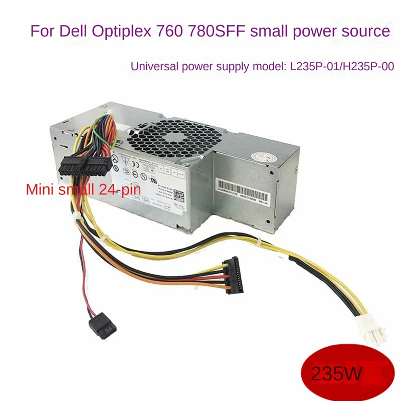 

235W PSU Power Supply PSU Chassis Power Supply For Dell Optiplex 760 780 960 980 SFF L235P-01 H235P-00 PW116 RM112