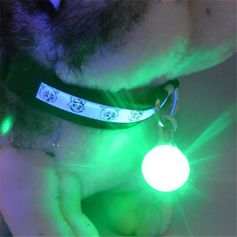 Светящийся ошейник для собак и кошек подвесные светящиеся ожерелья красочные