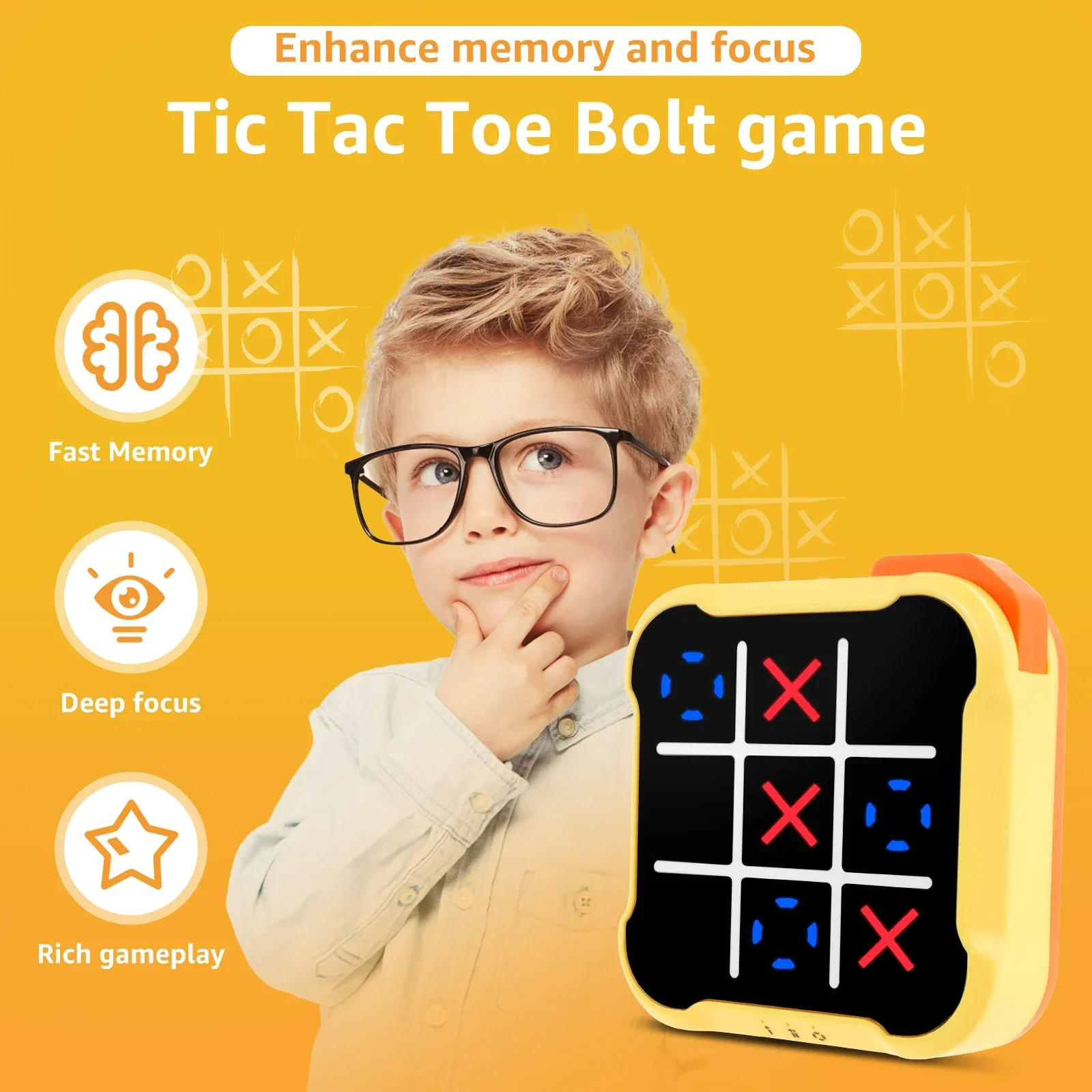 Игра Tic Tac Toe детские электронные игрушки игра с тактами и крестами тренировка