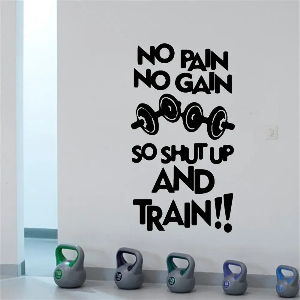 Креативный декор в тренажерном зале наклейки на стену цитата без бои змеи