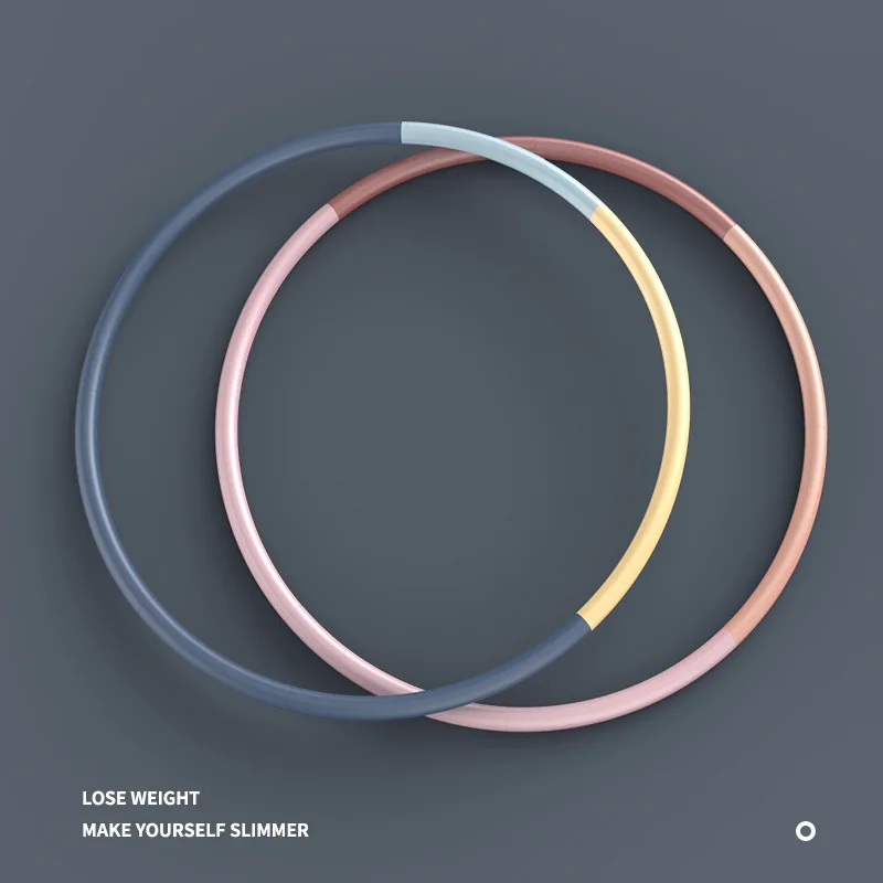 

Обруч для фитнеса со съемной 8-секционной стальной трубой, обруч из пенопласта, обруч для фитнеса в тренажерном зале, обруч для похудения и фитнеса для взрослых