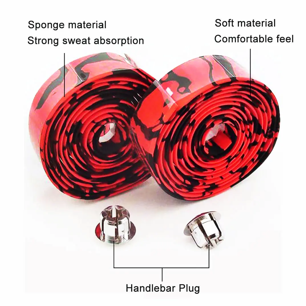 Антивибрационная Лента Из Искусственной Кожи EVA Для Руля Велосипеда Ручки