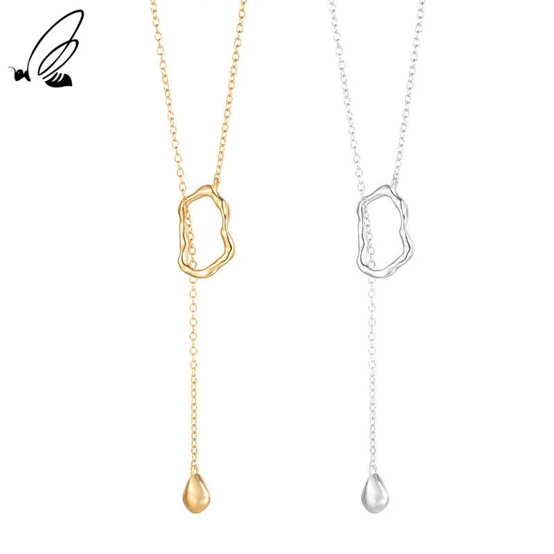 

Модные ожерелья с геометрические кулоны S'STEEL из стерлингового серебра 925 пробы для женщин, аксессуары для минималистское ожерелье, Роскошны...