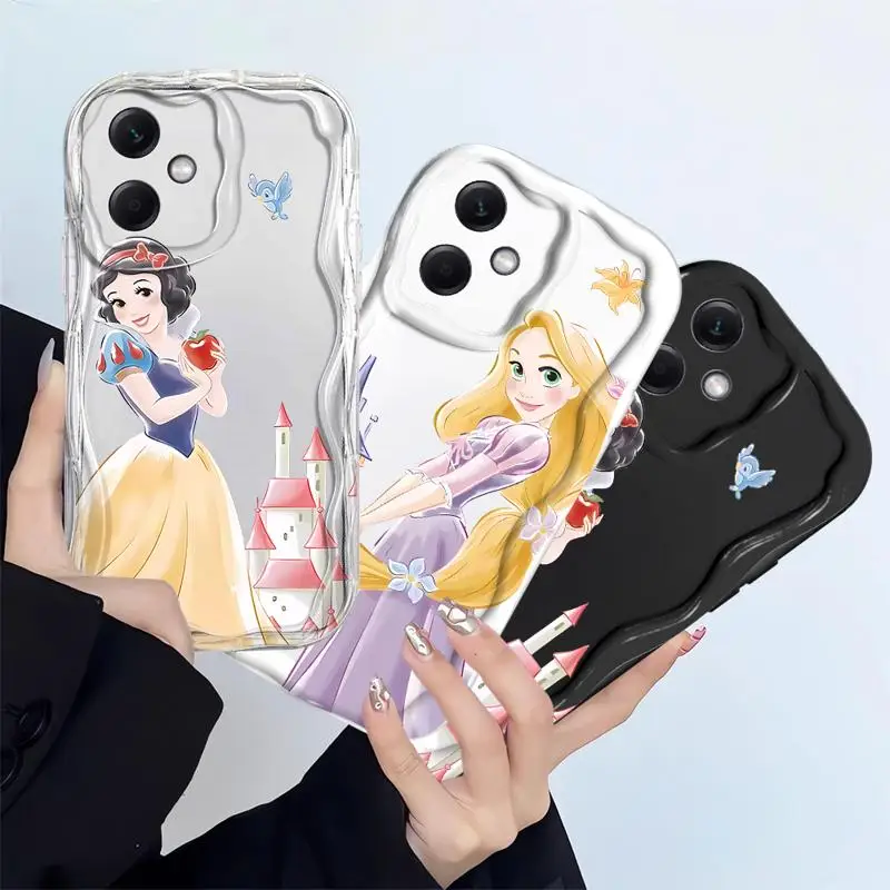 Аксессуары для Redmi Note 13 12 11 Pro Plus 10 9 9S 13C A1 A2 12S 11S кудрявый волнистый чехол снежный