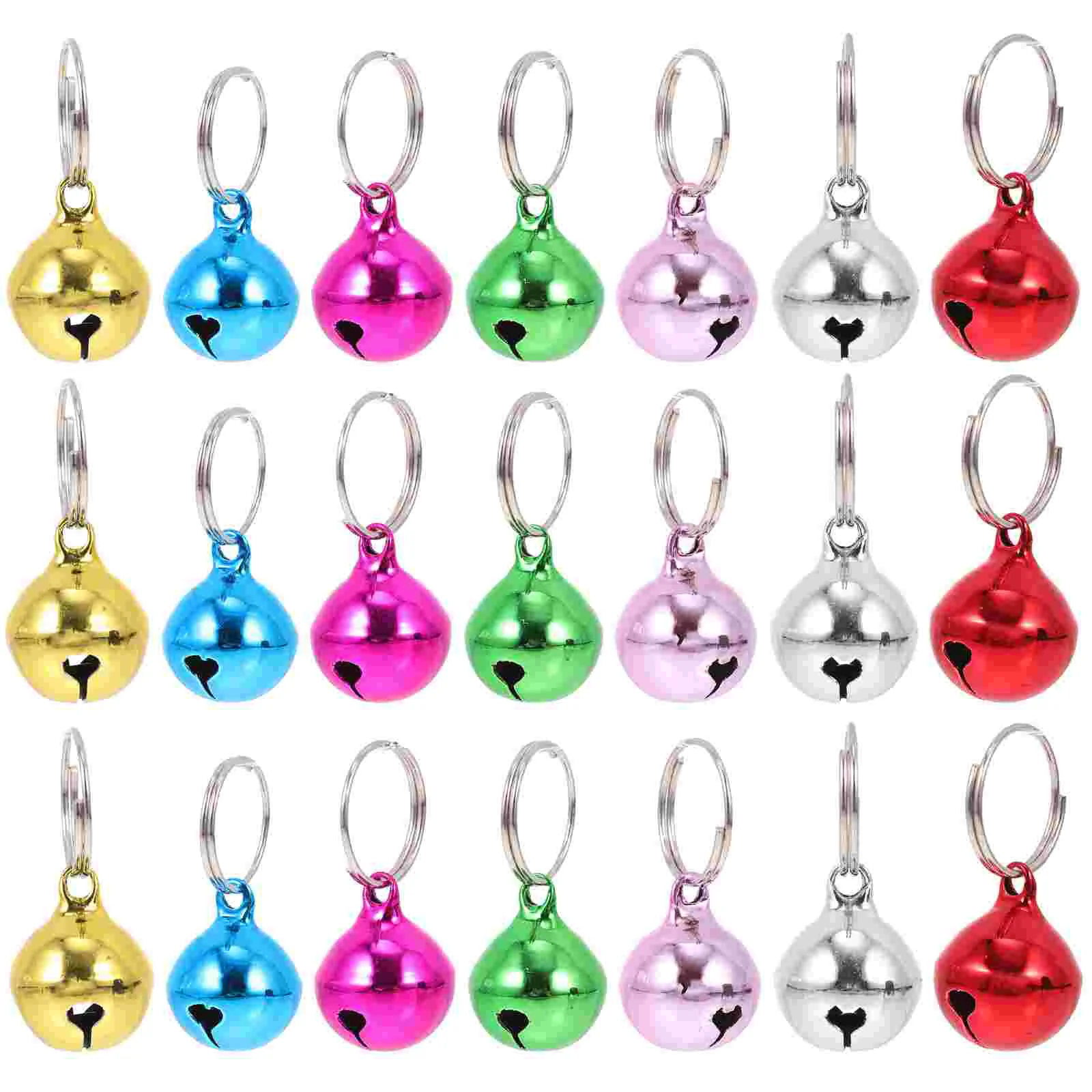 

24 Pcs Christmas Decor Pet Bell Accessories Multi-function Cat Bells Dog Accessory Adorable Collar Replaceable