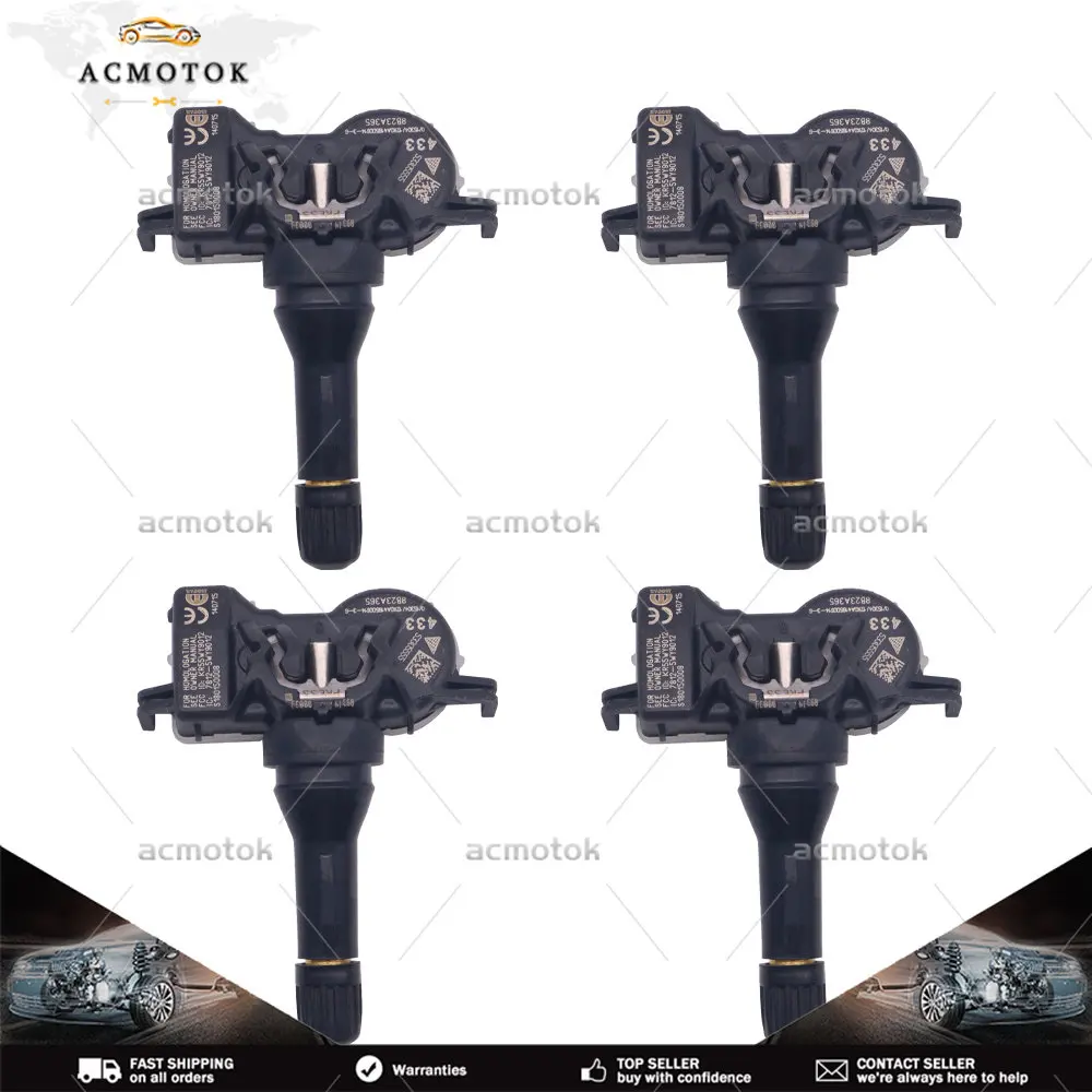 4 шт., система контроля давления в шинах Chrysler 200, 433 МГц, 53305555