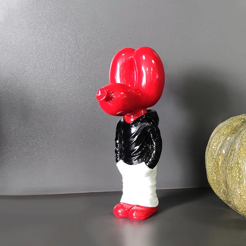 

Nordic Balloon Dog Statue Resina Aesthetic Room Decor Party Cute Figurine Accessoires Statues Sculptures Novedosos Adornos Gift