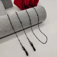 fashion woman sunglasses chain cylinder bead chain anti falling glasses eyeglasses cord necklace 2022