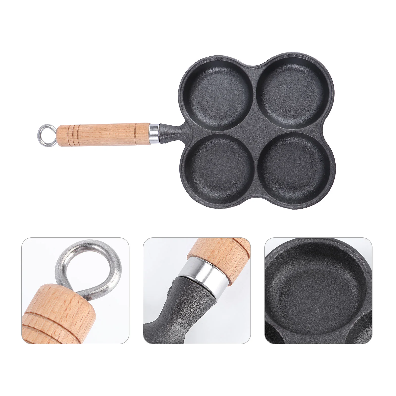 

Pan Egg Frying Pancake Nonstick Non Cooker Stick Skillet Fried Omelette Omelet Iron Cast Stove Maker Cup Cooking Mini Mold
