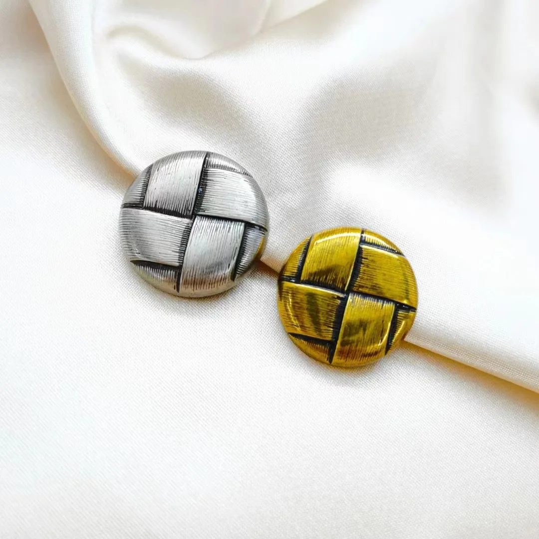 Металлические пуговицы в стиле ретро для мужчин и женщин декоративные большого