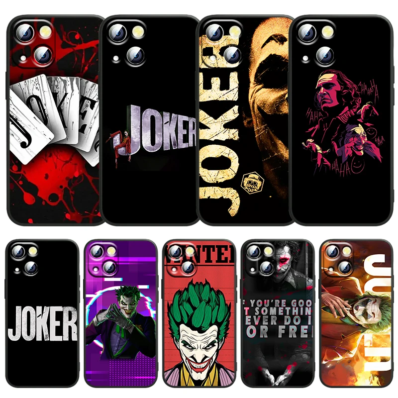 

Cool Movie Joker Art Phone Case For Apple iPhone 14 13 12 11 SE XS XR X 7 8 6 5 mini Plus Pro MAX 2020 Black Cover FUndas
