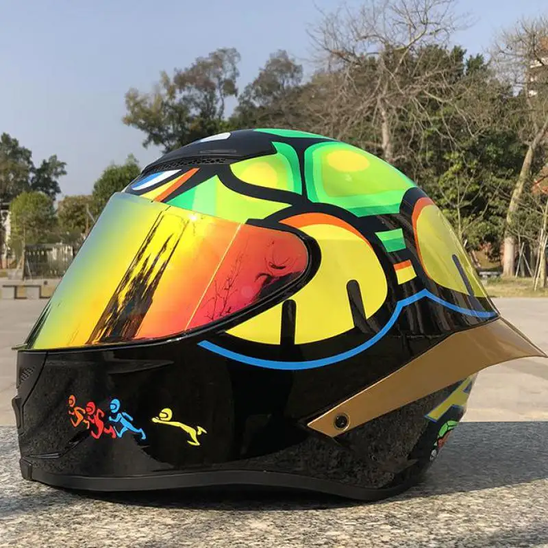 

High-quality ABS full-face helmet with large tail, special protective helmet for leisure and cruise motorcycle racing ,Capacete