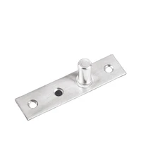 glass door floor spring upper clip accessories simple stainless steel top shaft bracket fixed hing