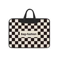 tablet case pouch checkerboard fashion tablet notebook cartoon laptop bag new universal laptop bag