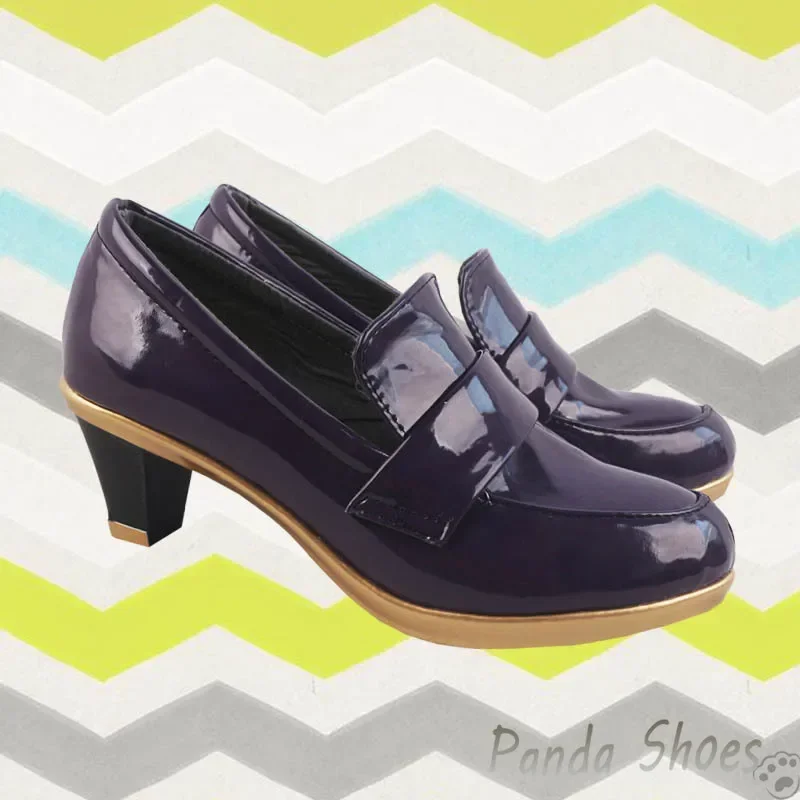 Re Zero Rem Ram Косплей ботинок черные